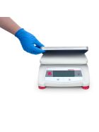 Kitchen scales waterproof, capacity 6 kg, division 1 g, dimensions 256 x 280 x 121 mm (WxDxH)