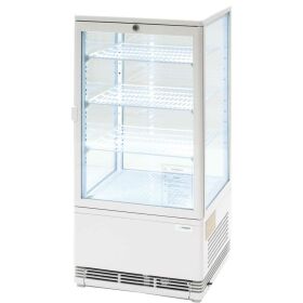 Refrigerated showcase with LED interior lighting, 78...