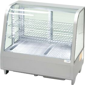 Cold counter with LED lighting, 100 liters, silver,...