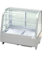 Cold counter with LED lighting, 100 liters, silver, dimensions 682 x 450 x 675 mm (WxDxH)