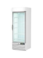 Display freezer with glass door, 420 liters, dimensions 680 x 700 x 1990 mm (WxDxH)