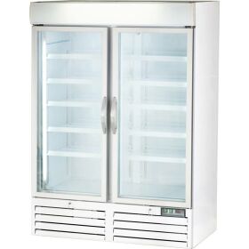 Display freezer with two glass doors, 930 liters,...
