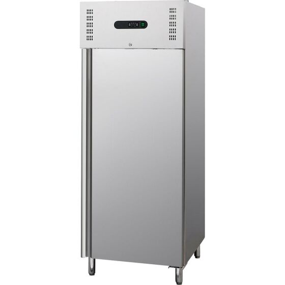 Kühlschrank Edelstahl, 700 Liter, geeignet für GN 2/1, Abmessung 740 x 850 x 2100 mm (BxTxH)