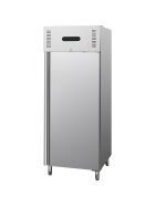 Stainless steel refrigerator, 700 liters, suitable for GN 2/1, dimensions 740 x 850 x 2100 mm (WxDxH)