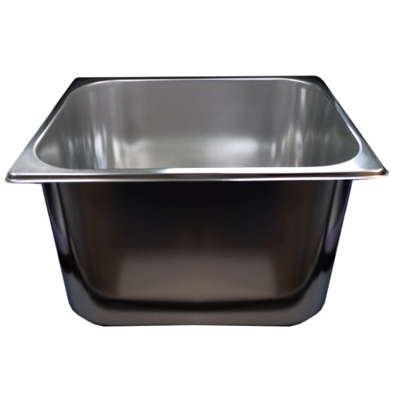 Wash basin from CNS different sizes 30 x 24 x 20 cm without accessories