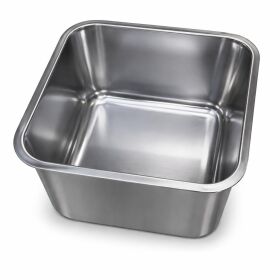 Wash basin from CNS different sizes 40 x 40 x 30 cm without accessories