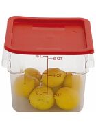Lid red, for food container LT0201057