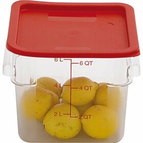 Food container with unit of measurement, 5.7 liters