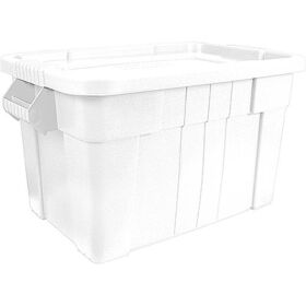 Storage container with lid, color white, 710 x 440 x 380...