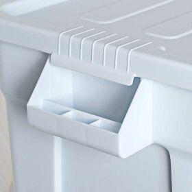 Vorratsbehälter mit Deckel, Farbe weiß, 710 x...