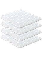 Egg box including eight egg trays