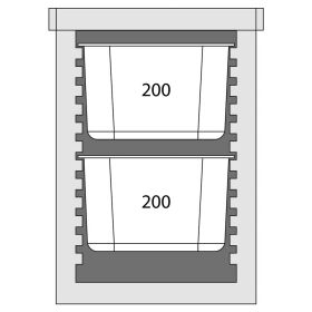 Eistransportbehälter, 60 x 40 x 27 cm