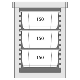 Thermobox front loader for 6x GN 1/1 (65 mm)