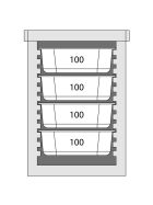 Thermobox front loader for 6x GN 1/1 (65 mm)