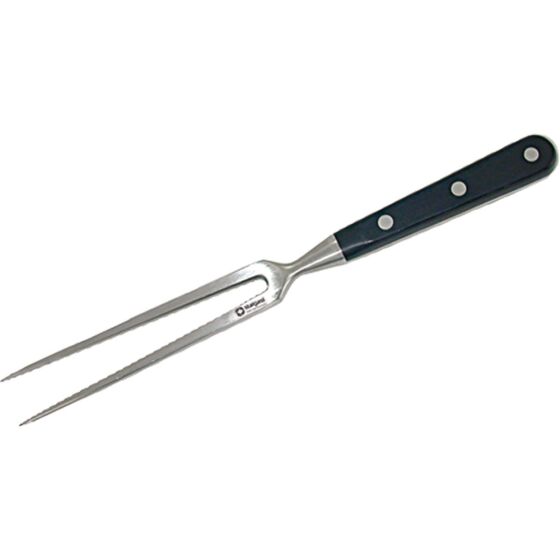 Fleischgabel, geschmiedete Zinken aus Stahl, Länge 18 cm