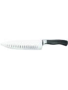 Stalgast chefs knife with fluted edge ELITE, forged stainless steel blade 200 mm
