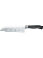 Stalgast Santoku knife with fluted edge ELITE, forged stainless steel blade 130 mm