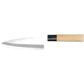 Japanisches Deba-Messer, Edelstahlklinge 150 mm