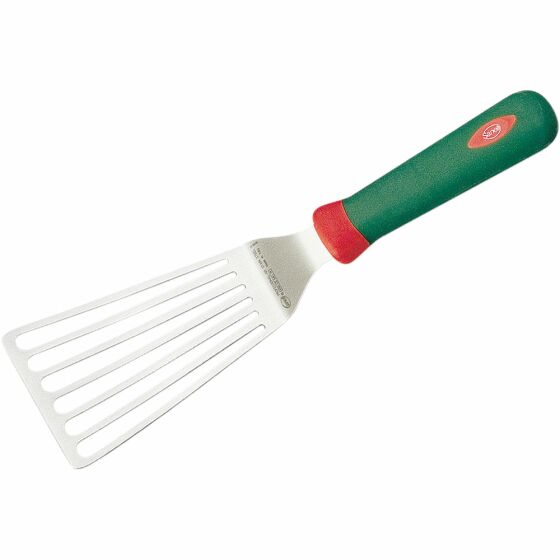 Sanelli slotted spatula, ergonomic handle, blade length 15 cm