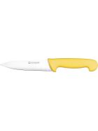 Stalgast kitchen knife, HACCP, yellow handle, stainless steel blade 16 cm