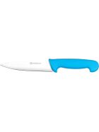Stalgast kitchen knife, HACCP, blue handle, stainless steel blade 16 cm