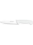Stalgast kitchen knife, HACCP, white handle, stainless steel blade 16 cm