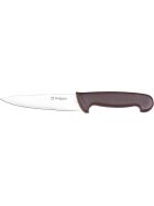 Stalgast kitchen knife, HACCP, handle brown, stainless steel blade 16 cm