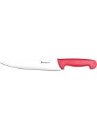 Stalgast kitchen knife, HACCP, red handle, stainless steel blade 22 cm