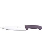 Stalgast kitchen knife, HACCP, handle brown, stainless steel blade 22 cm