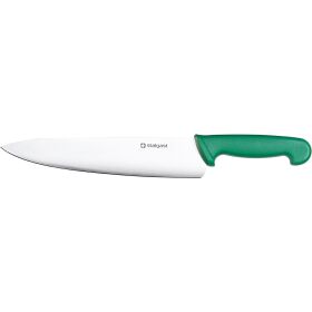 Stalgast chefs knife, HACCP, green handle, stainless...