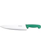 Stalgast chefs knife, HACCP, green handle, stainless steel blade 25 cm