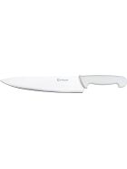 Stalgast chefs knife, HACCP, white handle, stainless steel blade 25 cm