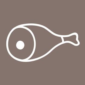 Stalgast Kochmesser, HACCP, Griff braun, Edelstahlklinge...