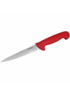 Stalgast filleting knife, HACCP, red handle, stainless steel blade 16 cm