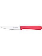 Stalgast paring knife, HACCP, red handle, stainless steel blade 9 cm