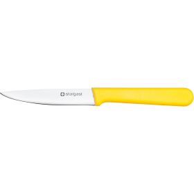 Stalgast paring knife, HACCP, yellow handle, stainless...
