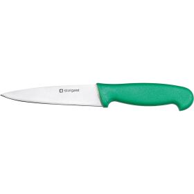 Stalgast vegetable knife, HACCP, green handle, stainless...