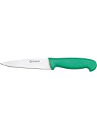 Stalgast vegetable knife, HACCP, green handle, stainless steel blade 10.5 cm