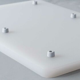 Cutting board with rubber feet, color white, 35 x 25 x 2...