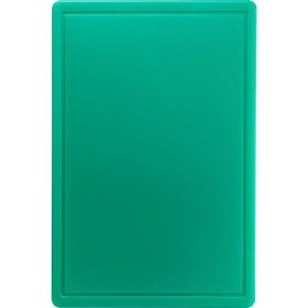 Schneidbrett, HACCP, Farbe grün, 600 x 400 x 18 mm...