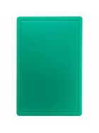 Cutting board, HACCP, color green, 60 x 40 x 2 cm (WxDxH)