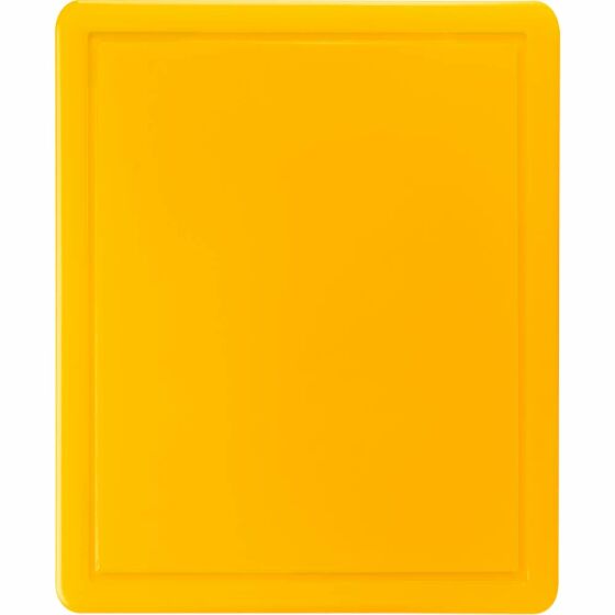 Cutting board, HACCP, color yellow, 60 x 40 x 2 cm (WxDxH)
