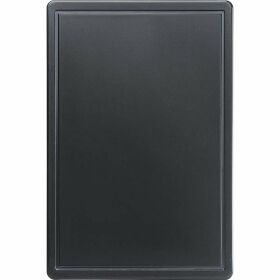 Cutting board, HACCP, color black, 60 x 40 x 2 cm (WxDxH)