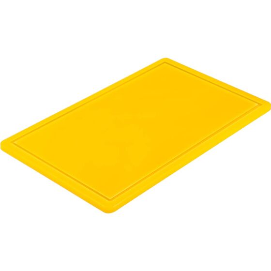 Chopping board, HACCP, color yellow, GN1 / 1, thickness 15 mm