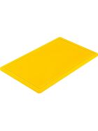 Chopping board, HACCP, color yellow, GN1 / 1, thickness 15 mm