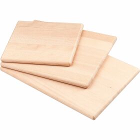 Wooden chopping board, 500 x 300 x 20 mm (WxDxH)