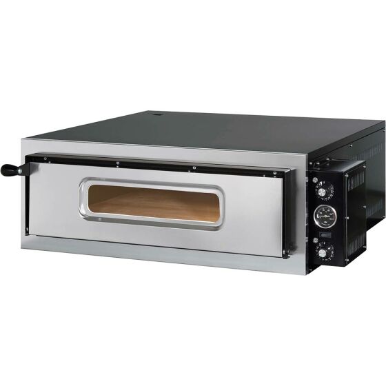 GREDIL pizza oven with one chamber, 4.8 kW, 835 x 835 x 335 mm (WxDxH)