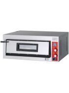 GGF pizza oven with one chamber, made of powder-coated steel, 5 kW, 1010 x 850 x 420 mm (WxDxH)