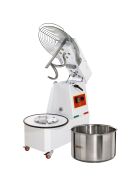 Spiral dough kneading machine, mixing bowl capacity 18 kg, 0.75 kW