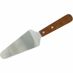 Pizza server with wooden handle, blade length 12 cm